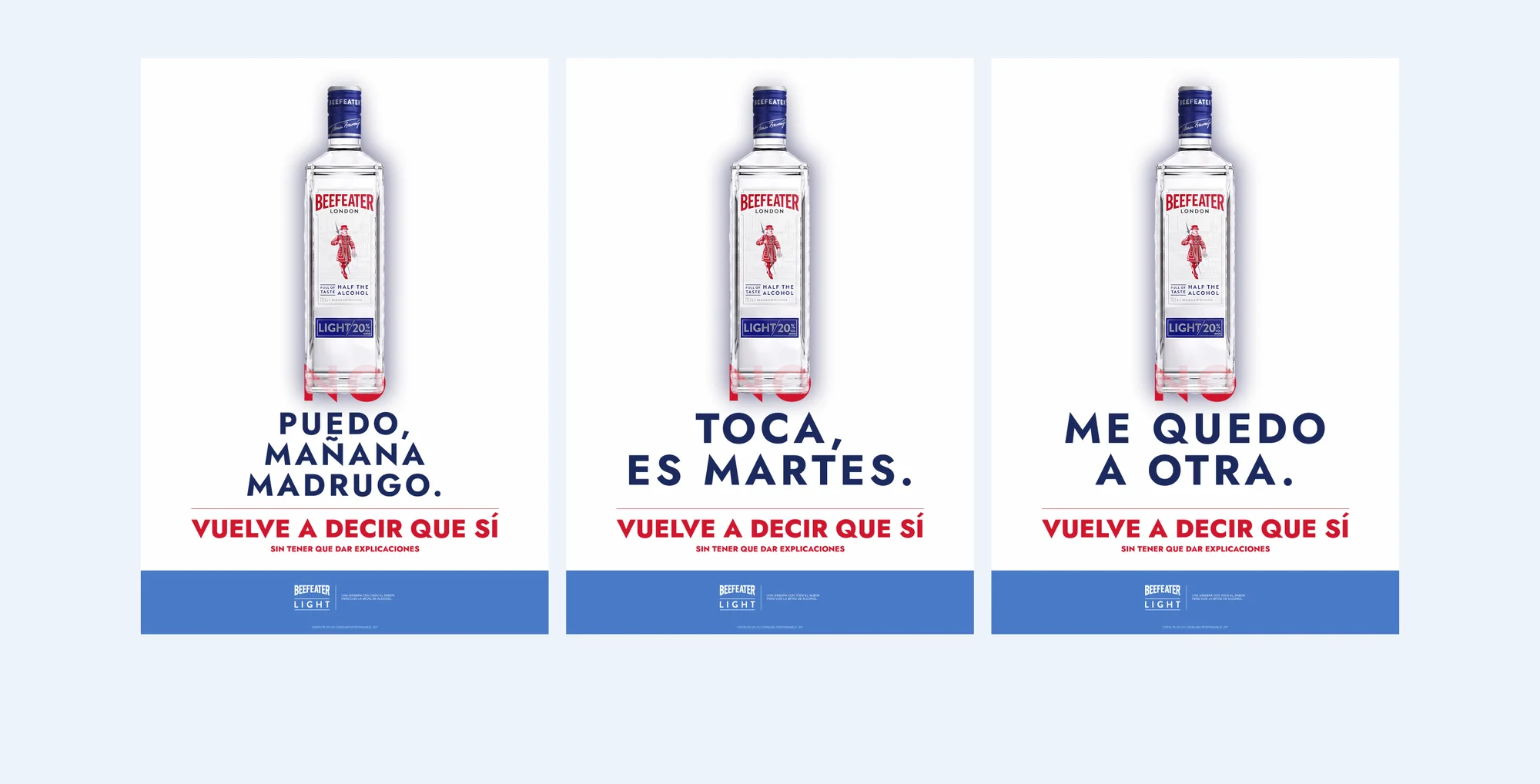 Los tres carteles de la serie