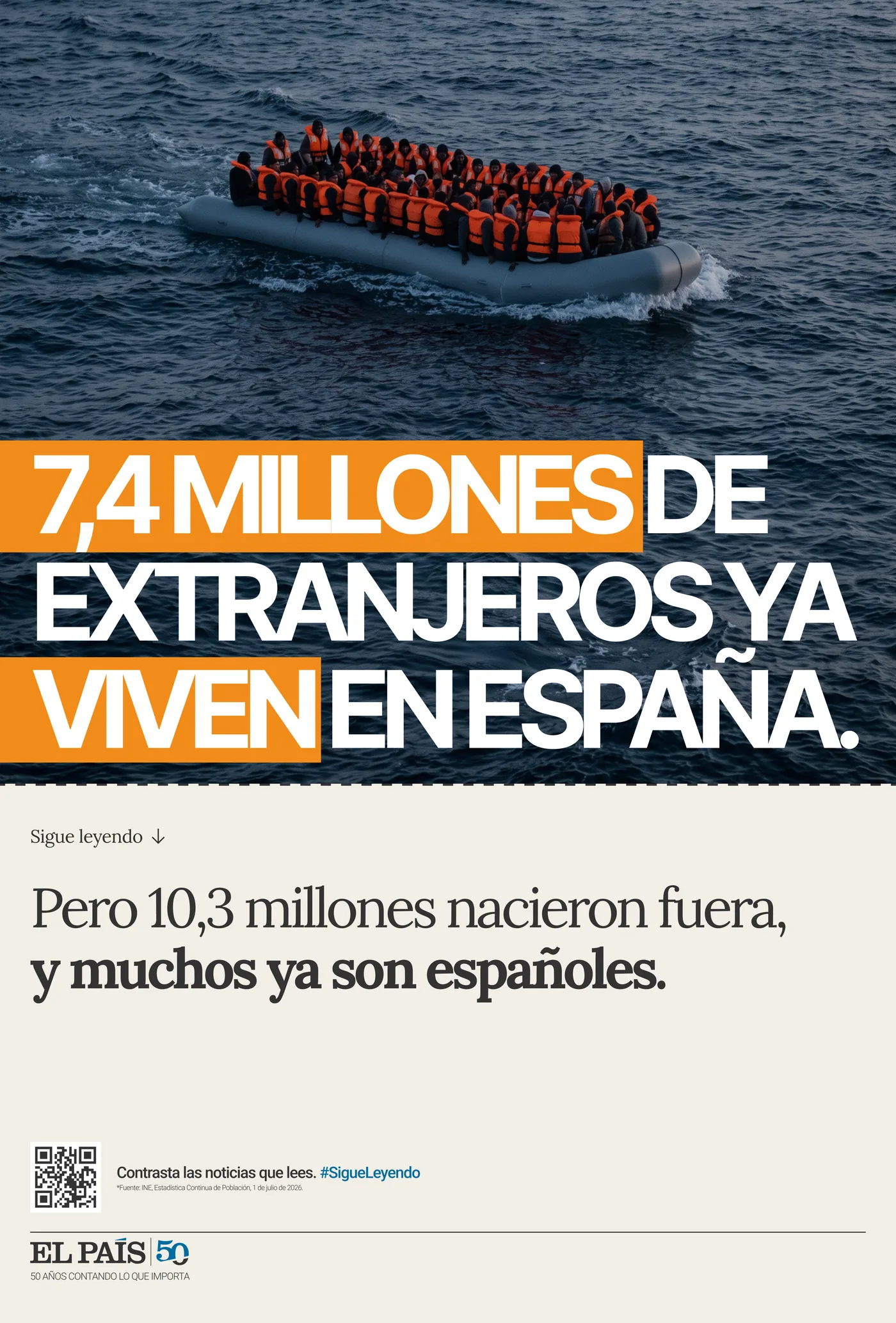 Mupi: 7,4 millones de extranjeros ya viven en España